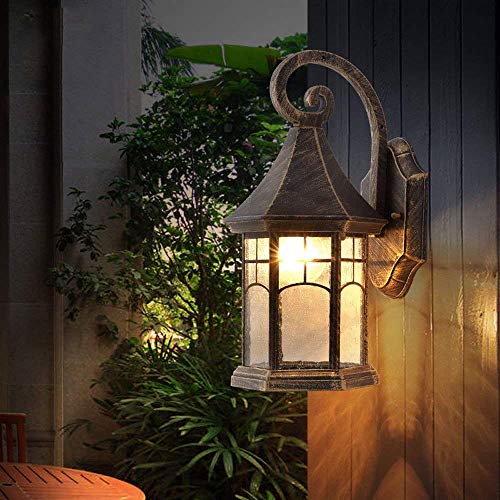 Lampe murale extérieure en verre pour sécuriser les entrées sombres - 5
