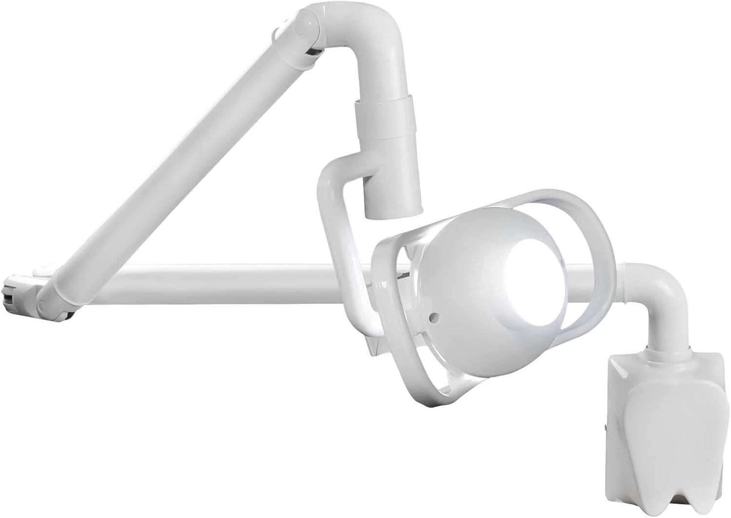 Wall-Mounted ENT Surgical Cold Light - Adjustable Arm Otolaryngology Lamp for Operating Rooms & Clinics, CE Certified