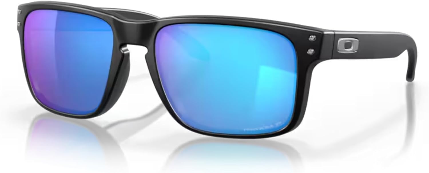 OAKLEY Holbrook OO9102 Square Sunglasses for Men+ Bundle Accessory Leash Kit, Microfiber Pouch