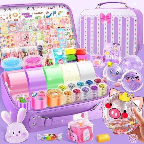 JONRRYIN 106 Stück Nano Tape Bubbles Set für Kinder Nano Klebeband Doppelseitig Craft Kits mit 5 Rollen Nanoband Nano Tape DIY Aufklebern Bastelset Kreatives Spielzeug für Mädchen