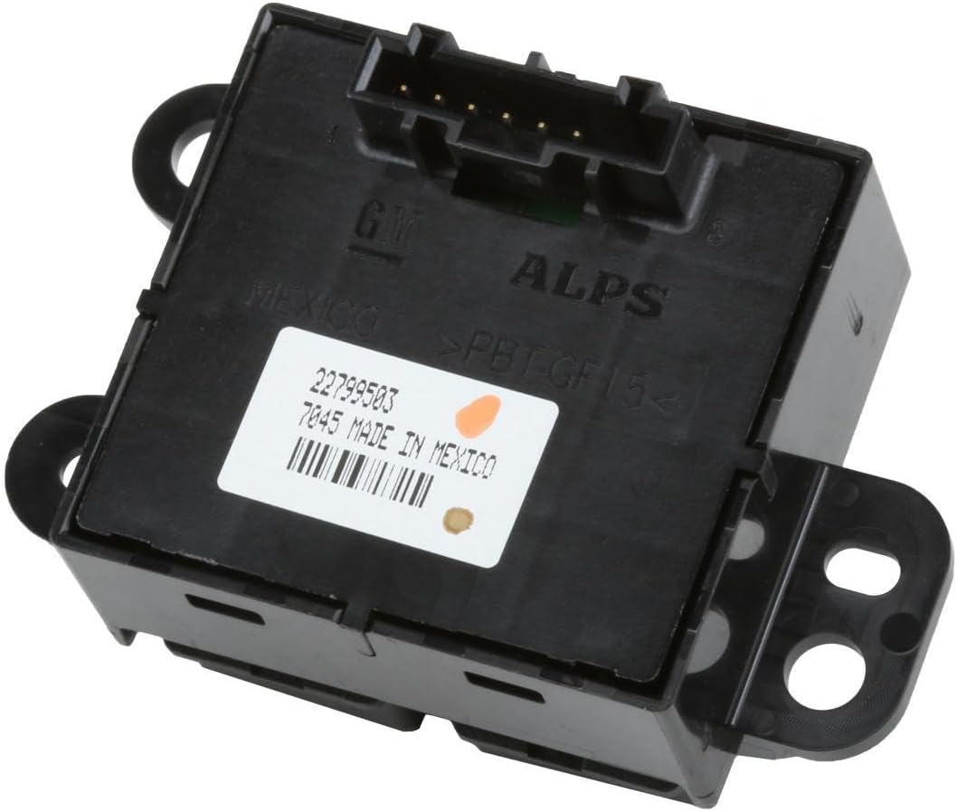 GM Genuine Parts 22799503 Jet Black Sunroof Switch