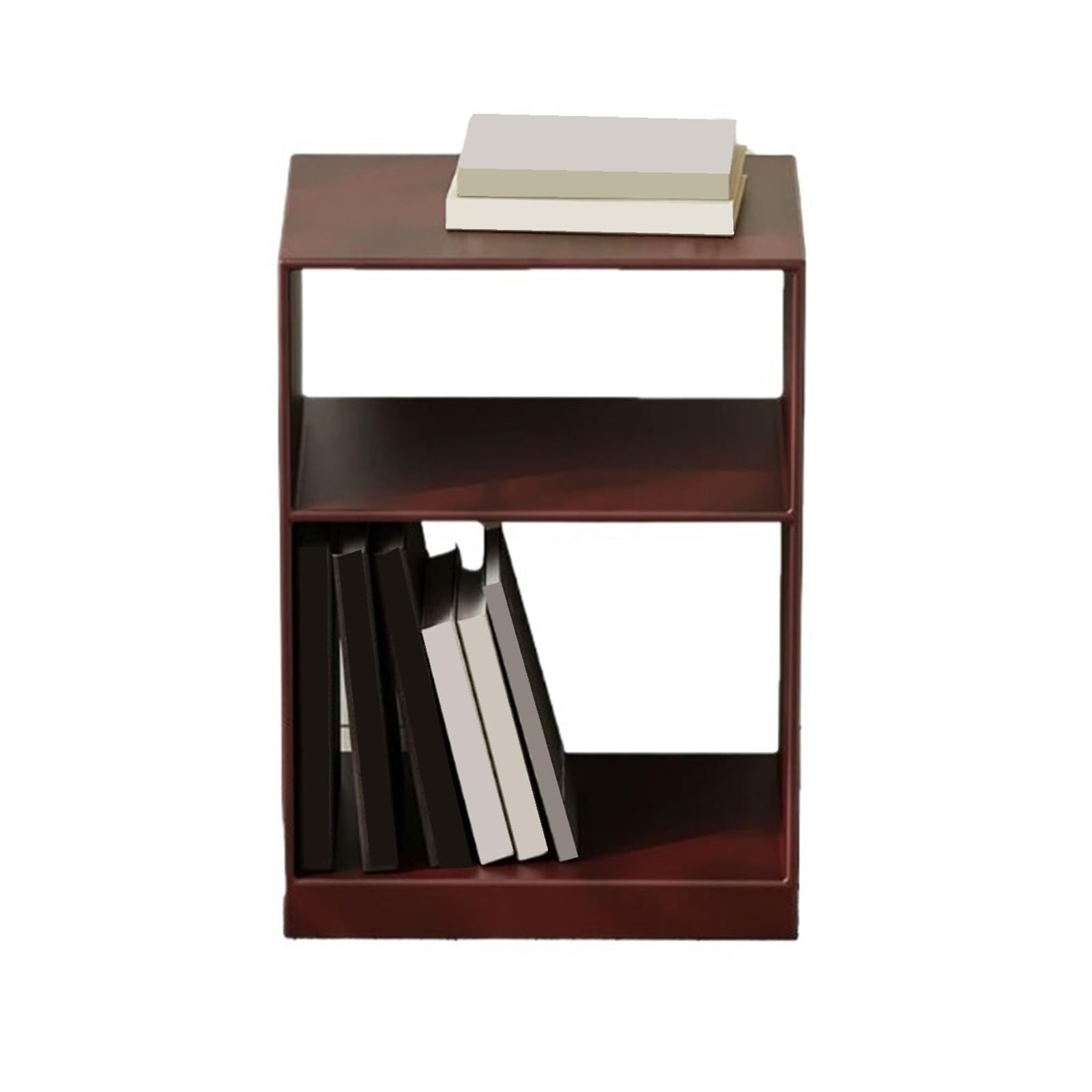 Shihan-2015 Bookcase Creative Minimalism Floor Standing Wooden Bookshelf Magazine Storage Side Table Display Shelf