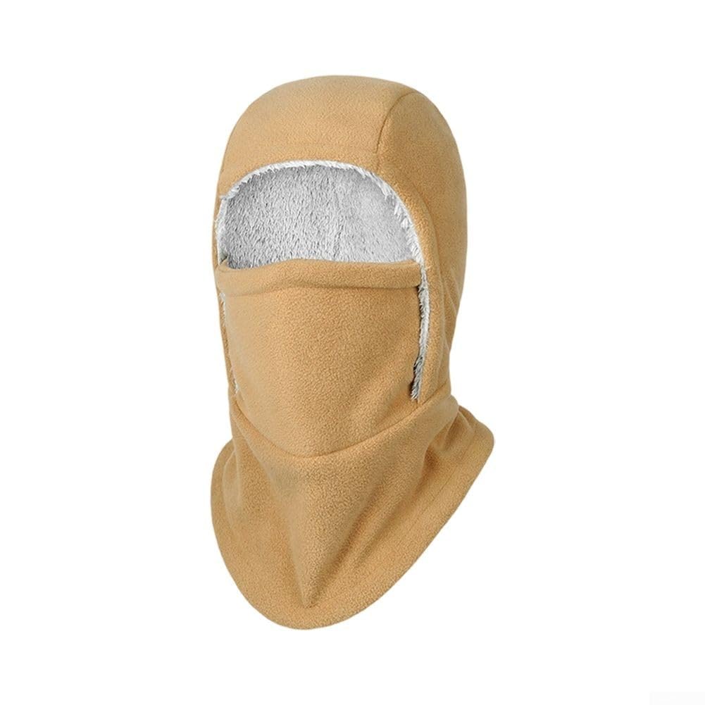 Passamontagna in pile caldo antivento per sci, ciclismo, corsa, motociclismo, snowboard, abbigliamento invernale all'aperto