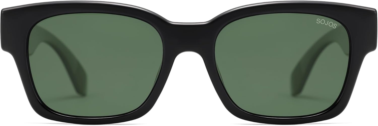 SOJOS Classic Square Polarized Sunglasses for Women Men Trendy Unisex Design SJ2372 - Image 2