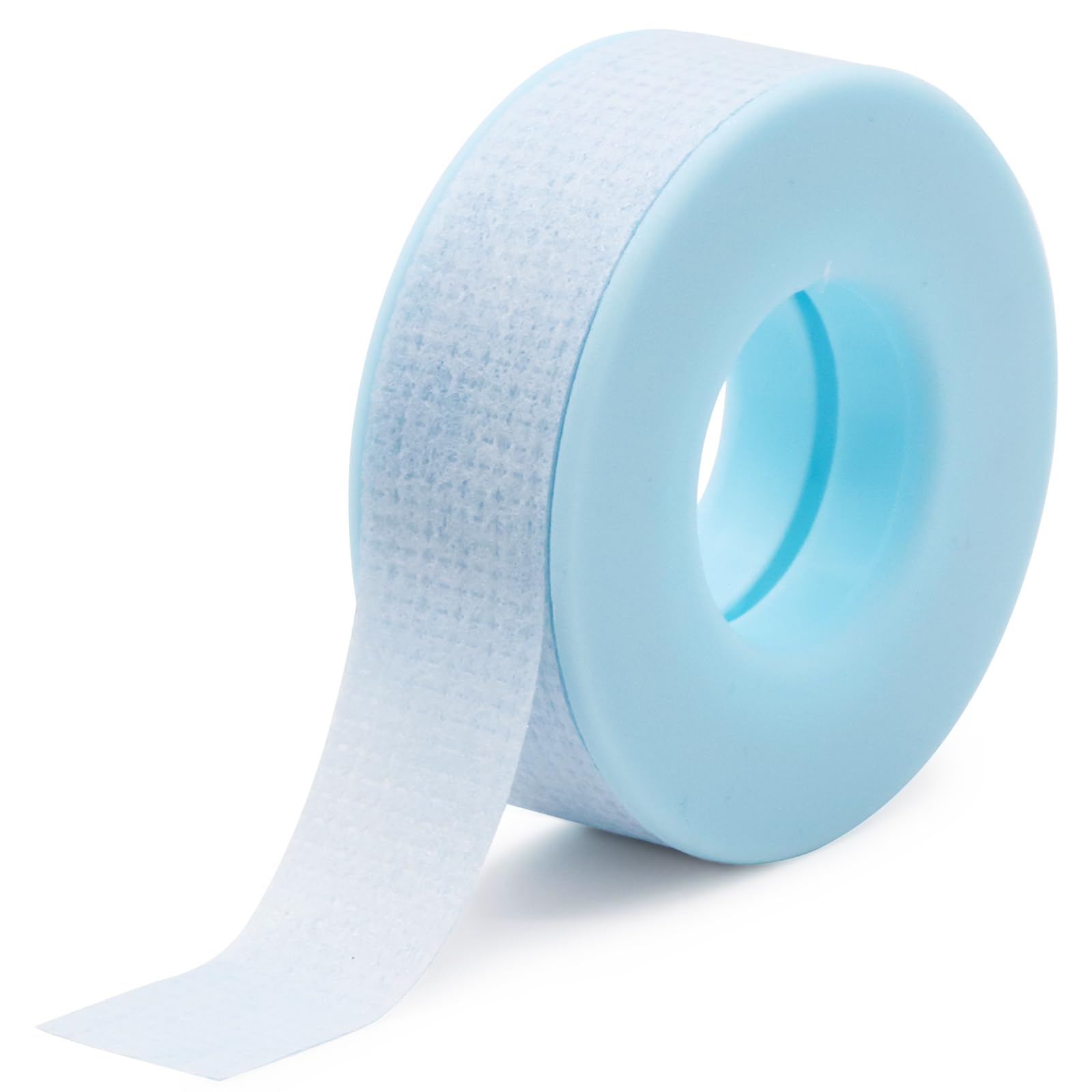 Embagol Blue Lash Tape, 0.49in x 3.9yds, Waterproof Adhesive Tape for Eyelash Extensions, Sensitive Silicone Gel, Medical Microporous, Easy Tear,