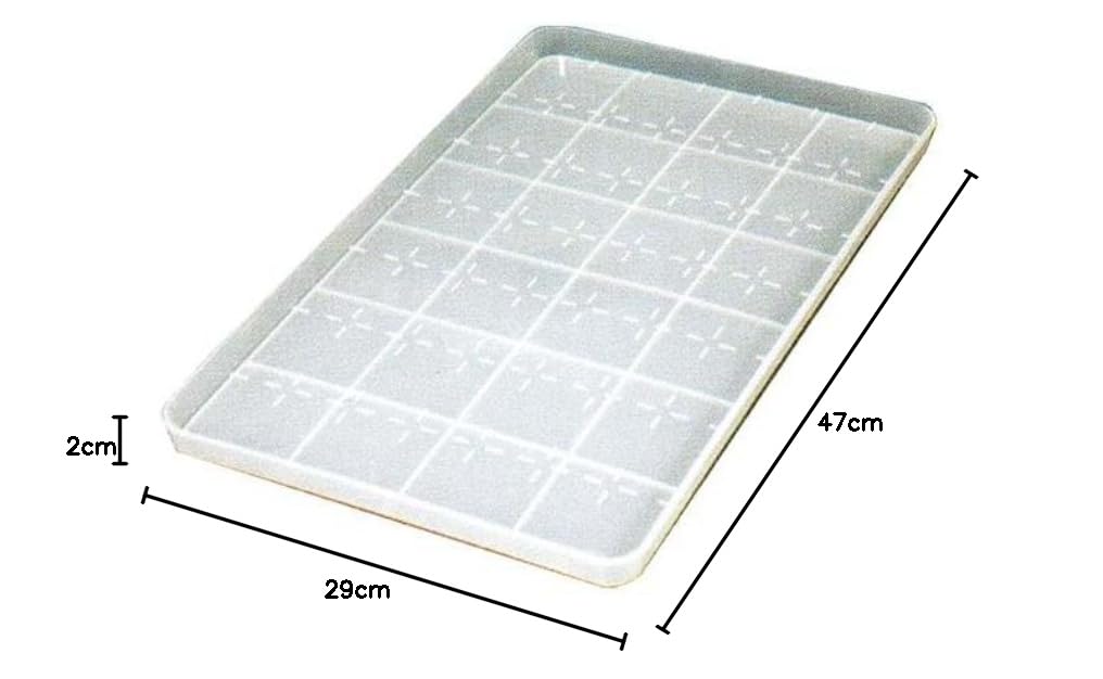 もちページ Amazon｜PP製 切り目入り餅のしトレー 1升用 29cm×47cm もちつき