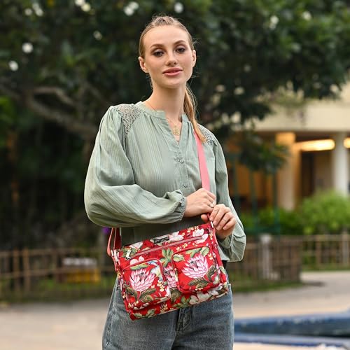 Anuschka Wanderlust Luxe Fabric Collection Women's Vegan RFID Blocking Crossbody Bag2