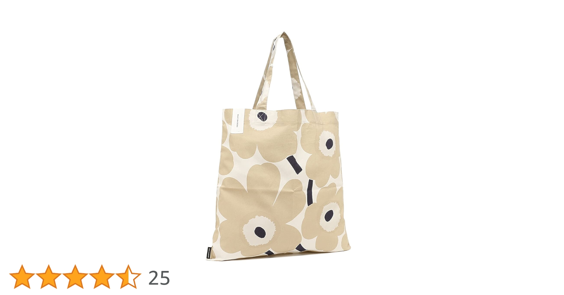 マリメッコ ベージュ トートバッグ marimekko マリメッコ SOLID SEIDI トートバッグ ベージュ