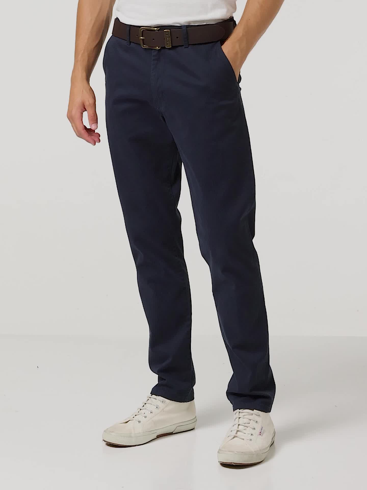 Wrangler Gestructureerde riem voor heren