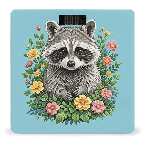 Báscula Digital de Baño con Pantalla LCD y Plataforma de Vidrio Templado miniatura 1