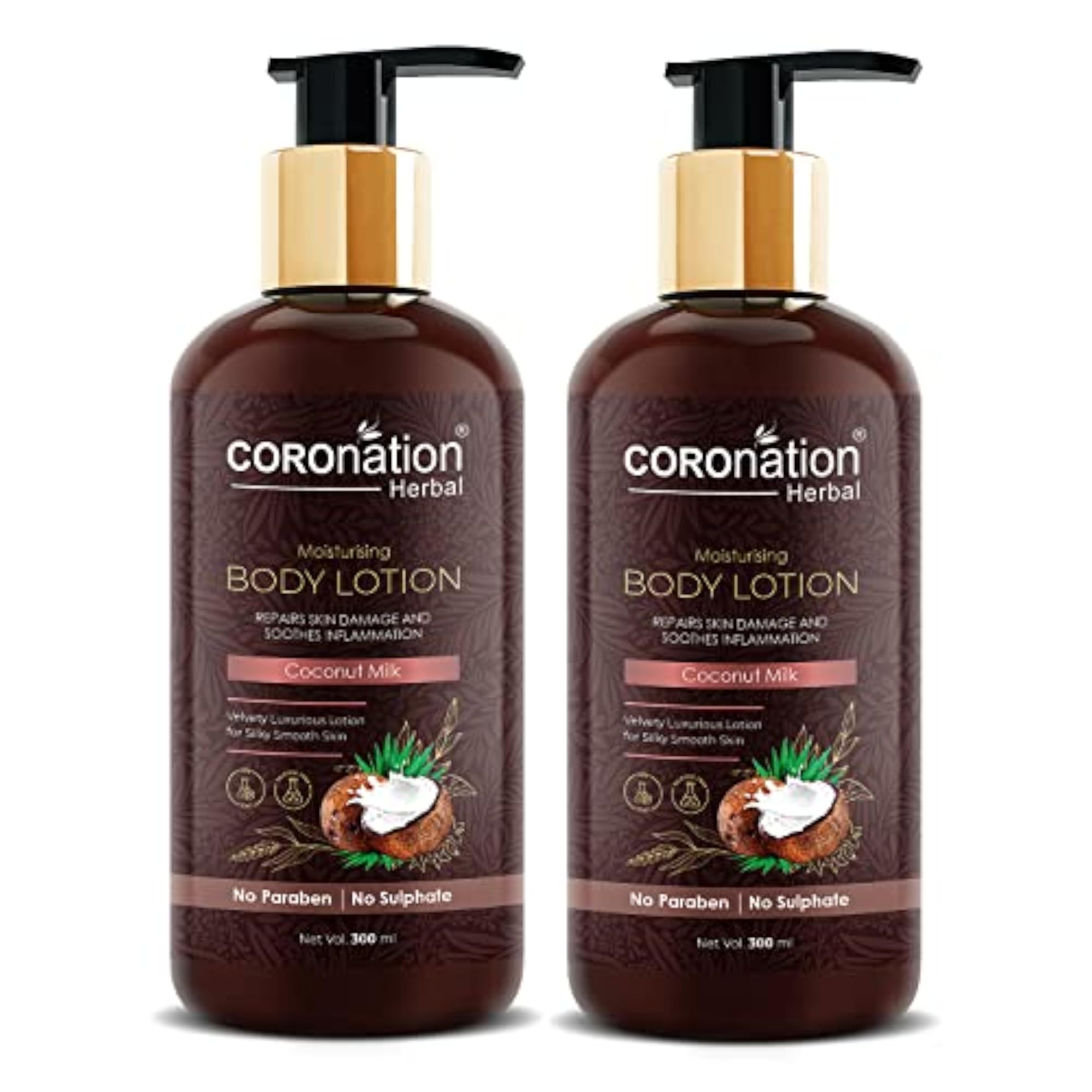 Unisex Coconut Milk Body Lotion, Pack of 2