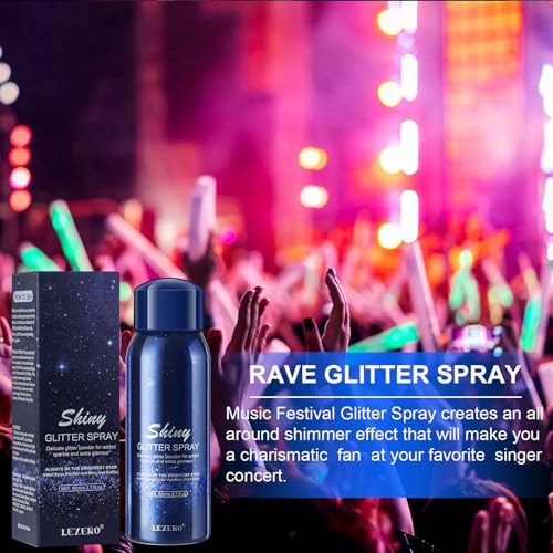 Lezero PW01 Temporary Body Glitter Spray thumb #1