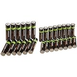 Paquete de 12 pilas AAA recargables de 800 mAh para cámaras digitales, mandos a distancia, etc.