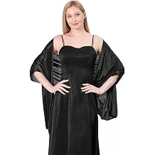 Womens Silky Shawls Wraps Cape for Formal Wedding Party Evening Dress