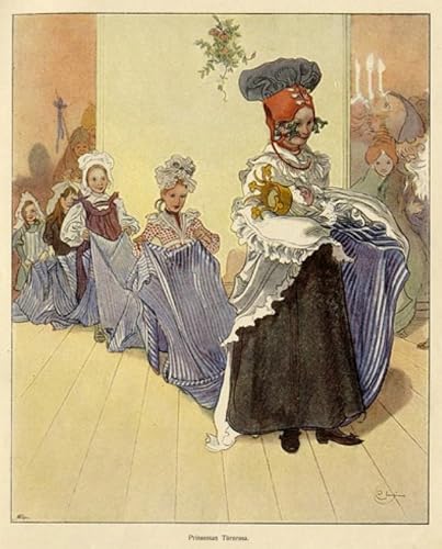 Art imprimé Carl Larsson La Belle au bois dormant | Peinture murale maison 60x90