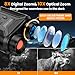 NKBZEB Night Vision Goggles - 5W Upgraded 4K HD IR Binoculars - 8X Digital Zoom, Rechargeable Binoculars with Camera Built in, 32GB Card to Save Photos and Videos, Flashlight (Black)
