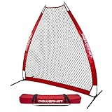 PowerNet German Marquez 7 Foot Portable Pitching Screen A-Frame | Baseball Pitcher Protection | Stop...