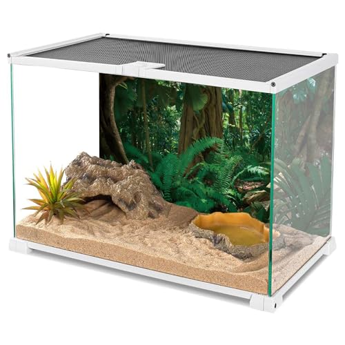 MIRRORANG 120x46cm Tropical Jungle Terrarium Background Green Huge Tree Reptile Habitat Background Rainforest Aquarium Background - Image 3