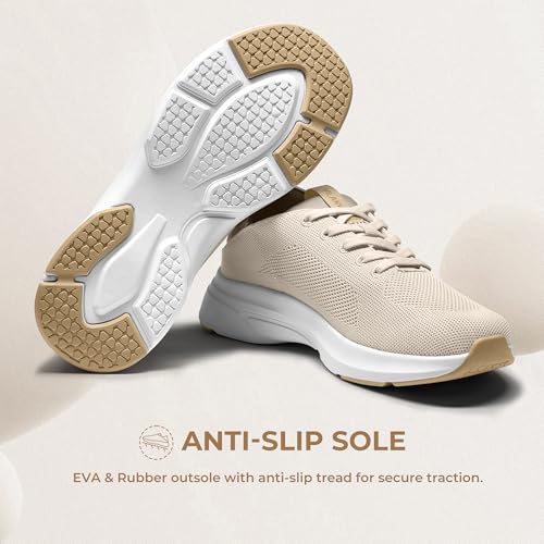 vilanva womens walking shoes fold down heel soft cushioned insole lightweight breathable knit upper non slip outsole for 2026 summer travel outfit