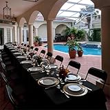 SEALAMB 12 Pack Black Plastic Folding Chairs, Indoor Outdoor Commercial Foldable Stackable Folding Chairs for Home Office Party Wedding Events, 350lb Weight Capacity - Image 6