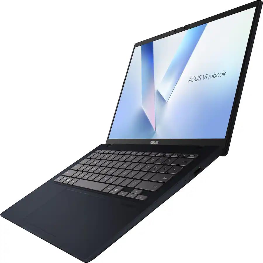 Image of ASUS Vivobook 14 inch FHD+ Laptop Copilot+ PC |Snapdragon X X1-26-100 |Qualcomm Adreno Graphics|Camera|Blue| 16GB RAM DDR5 | 512GB SSD | Windows 11 Home | Bundle with HDMI Cable