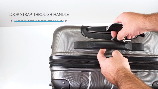 Image of Fosmon Digital Luggage Scale, 110lbs Suitcase Baggage Scale, 1 Pack Silver