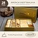 Shatila Food Products Half Elegant Gold Box Baklawa, Assorted Baklava Pastry Gift, Mediterranean Sweets Arabic Desserts, 28-Pieces