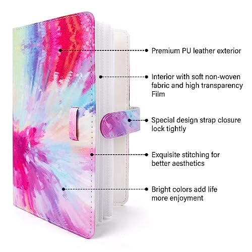 HIYQIN 3-Inch Instax Polaroid Photo Album,96 Pocket Mini Photo Album Book for 2x3 Inch Fujifilm Instax Mini 12 11 9 8 8+ 7s 25 70 90 Instant Camera Film,Colorful Instax Mini Album (Colorful) - Image 4