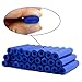 QUN FENG Refill Bullet Darts 100PCS Foam Premium Bullets Ammo Pack Compatible with Nerf N-strike Modulus Elite Series Blasters, Blue