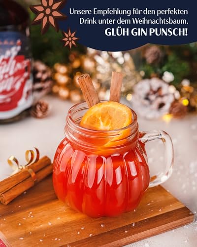 Winter Wonderland Glüh Glück I Spirituose mit Gewürzen, Früchten & Gin I 16% vol. (1 x 0.5l) I Vegan