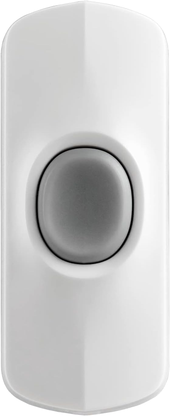 Front view of the LEXMAN wireless doorbell button