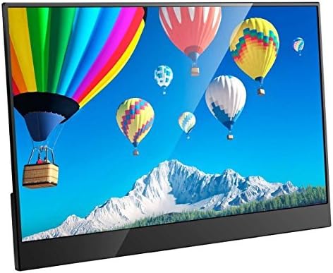 Portable Monitor 15.6 inch USB C 1080P Full HD HDMI IPS 1920 x 1080 Monitor for PC/Mac/PS3/PS4/Xbox one/Switch/Raspberry Pi, with Smart Case