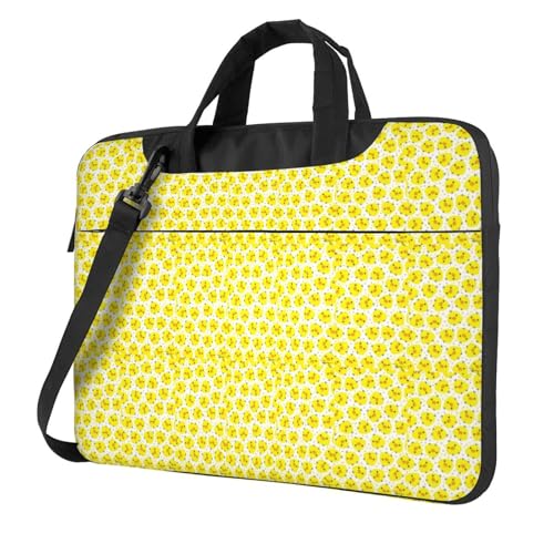 Sacoche ordinateur jaune à motif poulet pour protéger votre PC