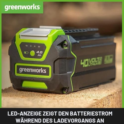 Greenworks 40V Akku - 2 Stück, Original Akkus, 4Ah Lithium-Ionen Akkus für alle Greenworks 40V Garten- und Elektrowerkzeuge… – Ansicht 6