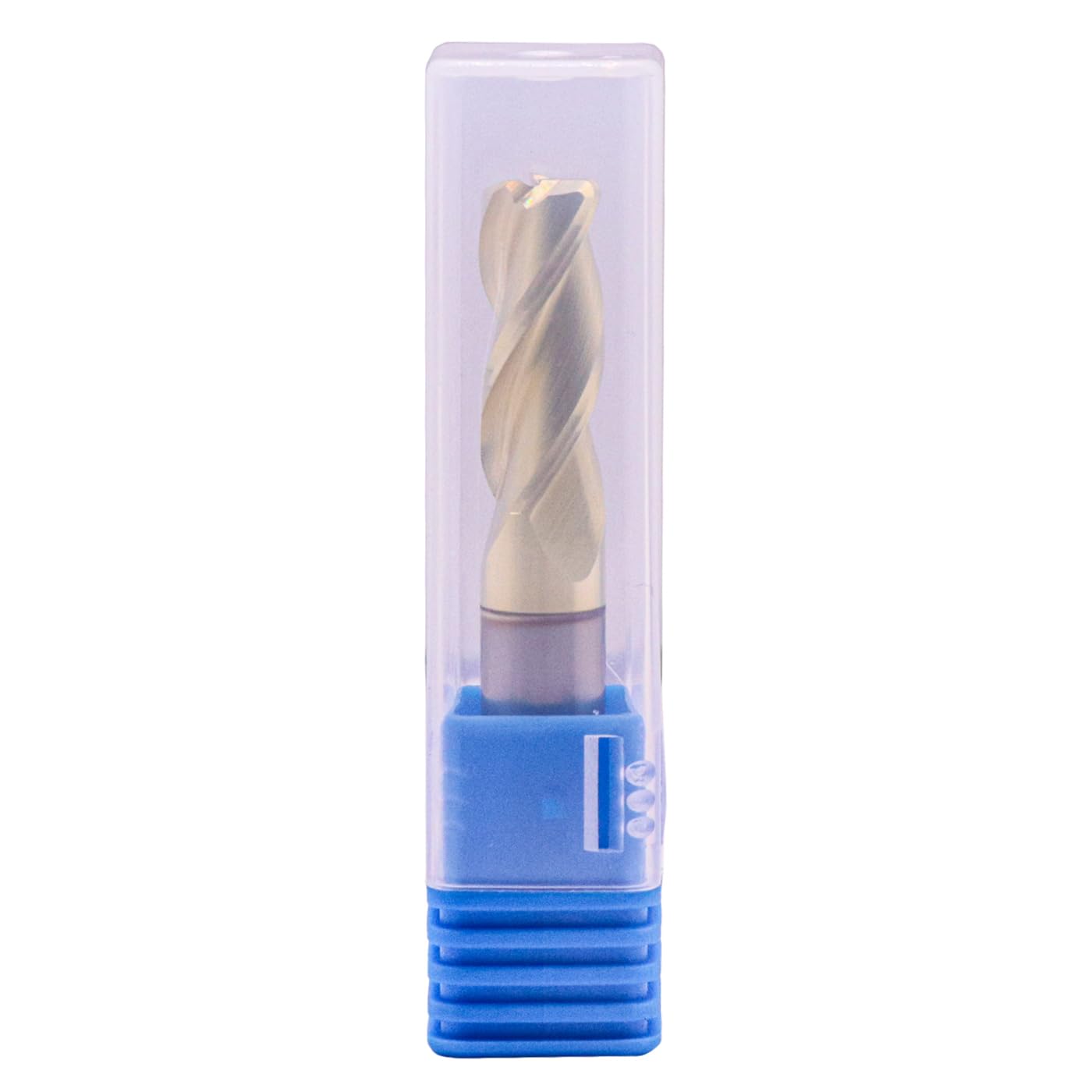 Solid Carbide Corner Radius End Mill - .060" Corner Radius, ZrN Coated, 3 Flute, 37° Helix, 3/8" Cutting Dia, 3/8" Shank Dia, 1" LOC, 2-1/2" OAL for Milling Aluminum and Copper