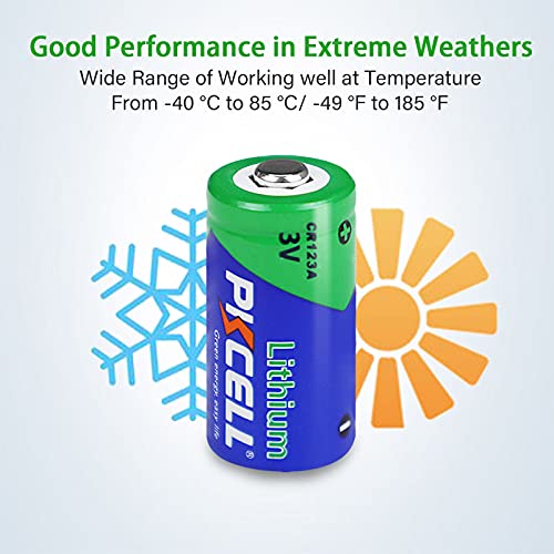 Cr123A 3V Lithium Battery 12 Pack 1500Mah, Cr123A Battery, 123A Lithium Batteries 3 Volt High Power, Cr123 For High Intensity Flashlight, Home Safety, Security Devices #TOP5