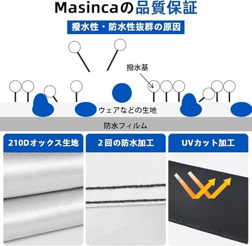 Masinca（マシンカ）『自転車カバー210D厚手』