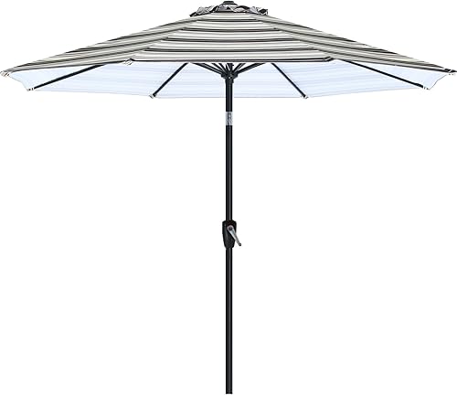 Miniatura 26 de ABCCANOPY Sombrilla de patio al aire libre de 7.5 pies, sombrilla de mesa con protección UV con manivela para una fácil instalación, adecuada