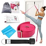 TTolbi Door Leg Stretcher: Stretching with Leg Flexibility Trainer, Dance Stretching Equipment: Splits Trainer Bands for Stretching in Ballet, Cheerleading, Gymnastics, Cheer Dancers Stuff, Door Stretch Strap