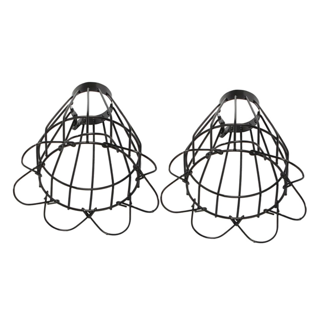MAGICLULU 5 Ensembles Abat-Jour Abatjour Abat Jours Reptile en Cage Thermolactile Usine Lampe Fournitures De Reptiles Accessoire pour L'habitat des Reptiles Fil De Fer Black 2 Pièces * 5
