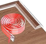 Baby Proofing Edge Protector for Baby, Extra Wide 0.6inch Corner Protector Baby Clear Furniture Corner Guard & Edge Safety Bumpers with 1MM Thick Pre-Taped Strong Adhesive 6.6FT