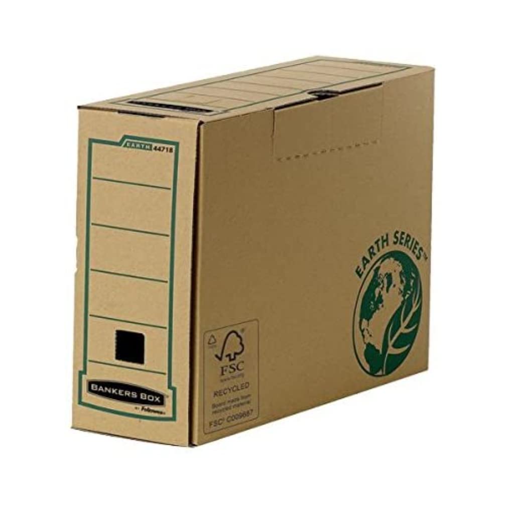 Bankers Box 4471801 Scatola Archivio Legal Earth Series, Dorso 100 mm, FSC, Confezione da 20 Pezzi