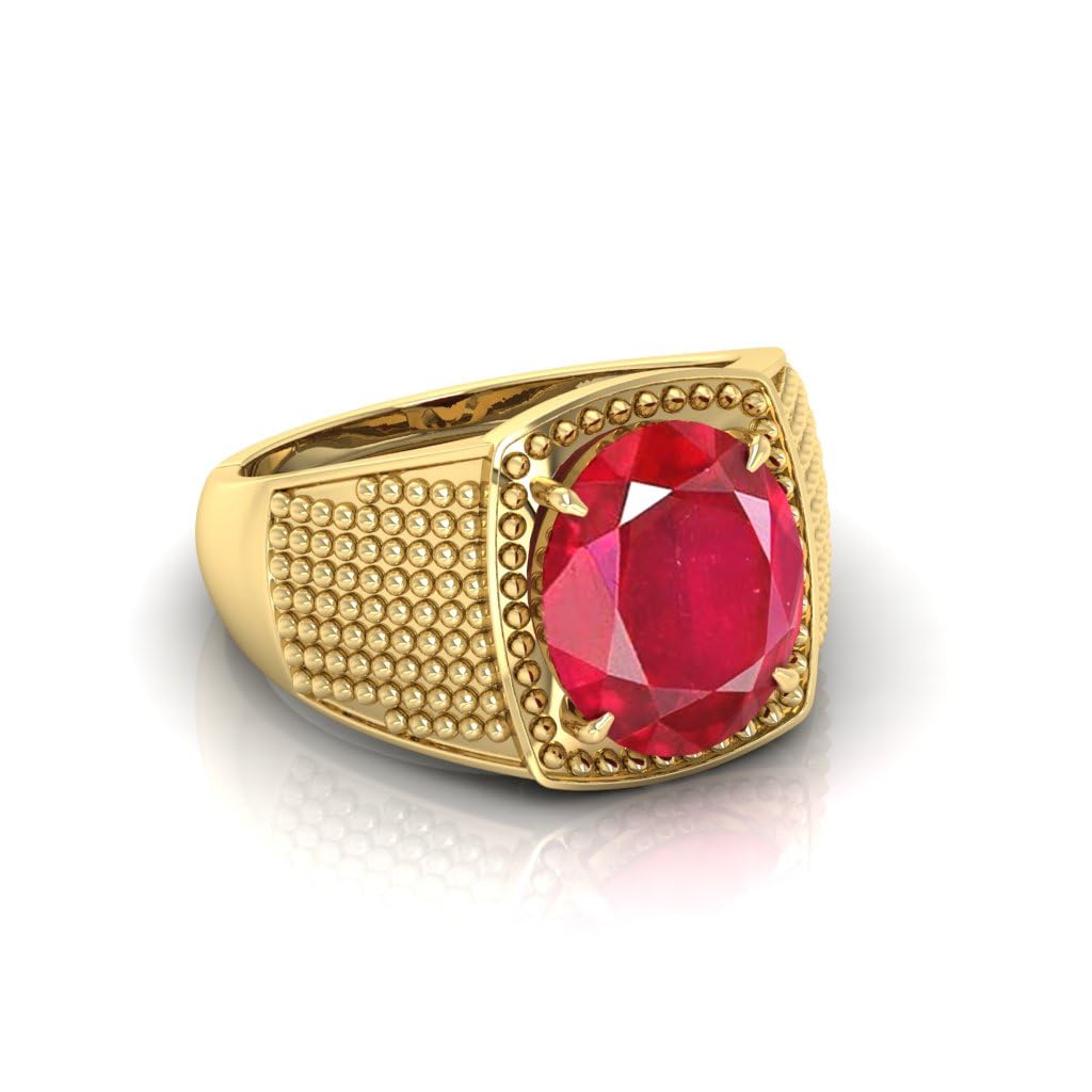 7.25 Ratti Ruby Original 6.22 Carat Manik Stone Adjustable Ring For Men And Women With Lab Certified A8-picture-13
