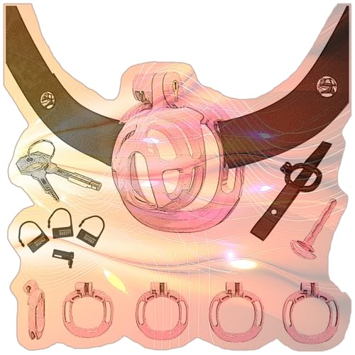 Male Special Flat Protection Cage Set with 4 Sizes...