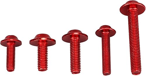 Miniatura 8 de 177PCS Kit de carenado de motocicleta Tornillos de aluminio para parabrisas de motocicleta M5 M6 Reemplazo de tornillos para parabrisas de