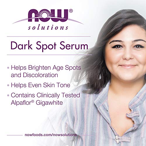 Now Solutions, Dark Spot Serum, With Alpaflor® Gigawhite To Help Brighten Age Spots And Discoloration, 1-Ounce #TOP3