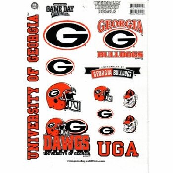 NCAA Georgia Bulldogs Full Page Vinyl Sticker : Amazon.in: Sports ...