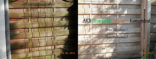 Foto von A.K.B. Algenentferner,Grabsteinpflege, Grünspannentferner, Grünbelagentferner 40-Fach Hochkonzentrat, 1187 (5 Liter Kanister + 1 Gratis-Ausgiesser), BAuA Nr.N65956