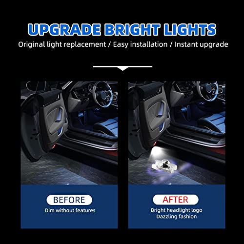 4Pcs Car Door Lights Logo Projector Led Car Welcome Light For Rx Es Gx Ls Lx Is Gs Rc Ux200 Series Hd Ghost Shadow Light #TOP4