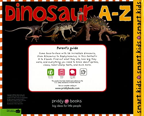 Dinosaur A-Z: For Kids Who Really Love Dinosaurs! #TOP1